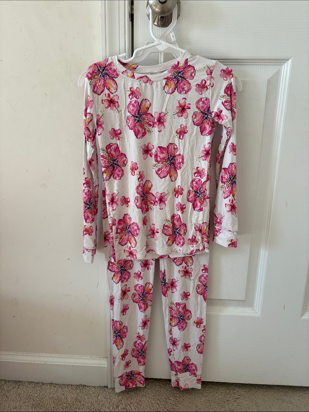 Coco Moon Hibiscus Kiss Bamboo Pajamas